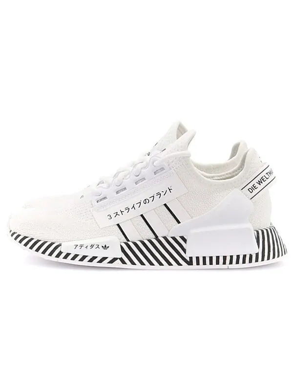 Кроссовки nmd_r1 v2 Adidas — изображение 3 из 4, белый