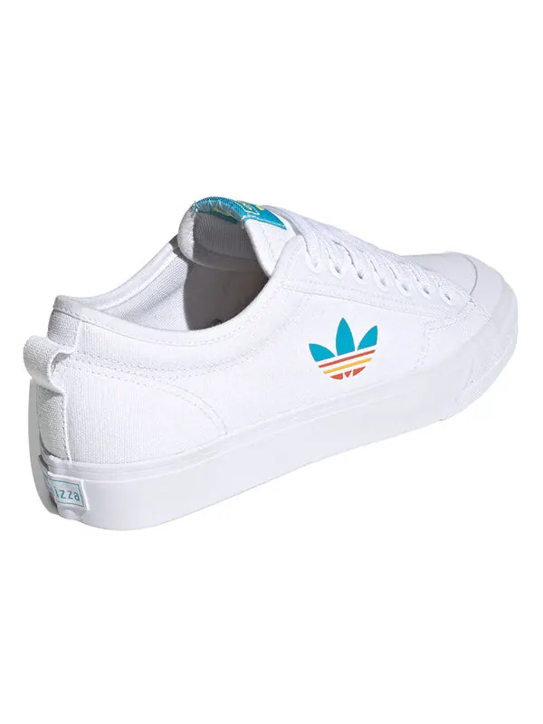 Кроссовки оригиналы nizza трилистник Adidas — изображение 4 из 4, белый/синий