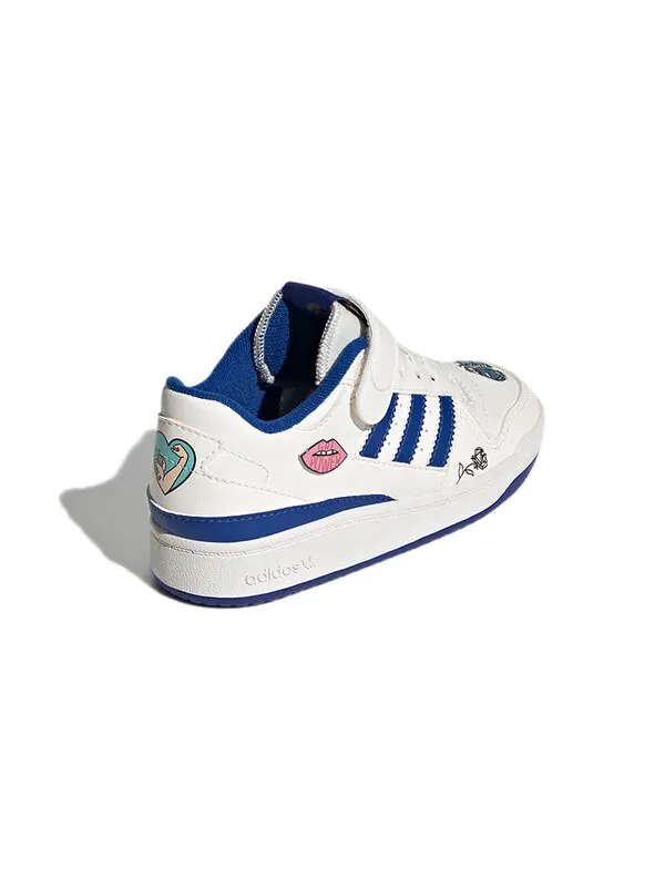 Кроссовки форум низкий Adidas — изображение 4 из 4, белый/синий