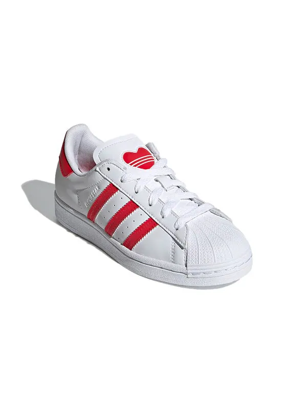 Кроссовки суперзвезда j Adidas — изображение 3 из 4, белый/красный