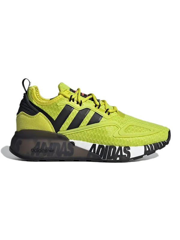 Кроссовки zx 2k boost j Adidas — изображение 3 из 4, желтый