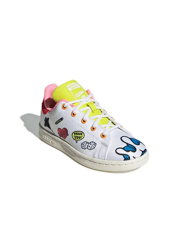 Кроссовки aaron kai x stan smith primeblue Adidas — изображение 3 из 4, белый/желтый/красный