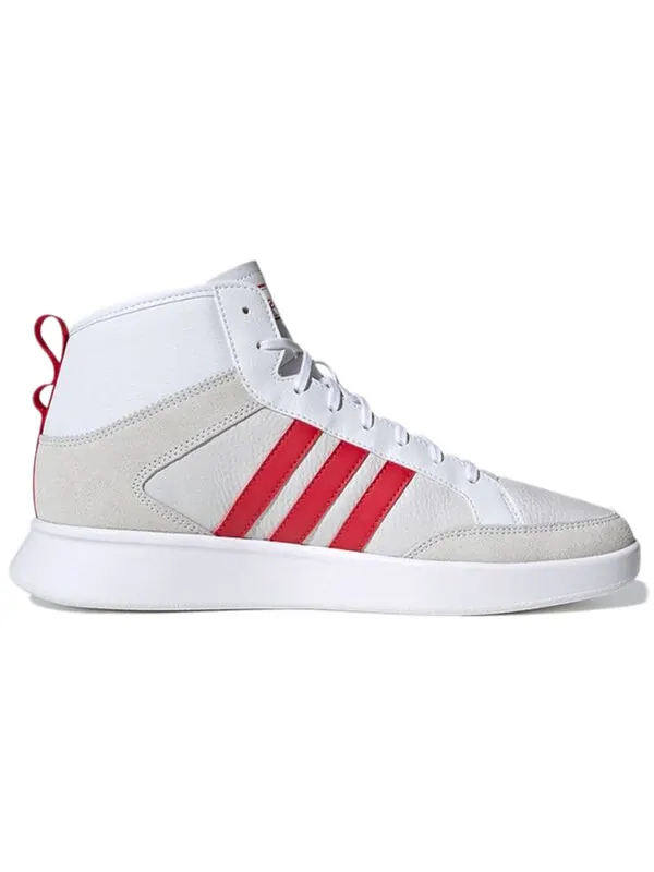 Кроссовки Court80s mid красные Adidas — изображение 2 из 4, белый/красный/серый
