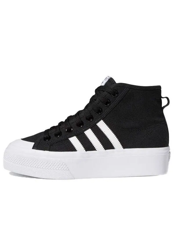 Кроссовки nizza platform mid Adidas — изображение 1 из 3, черный