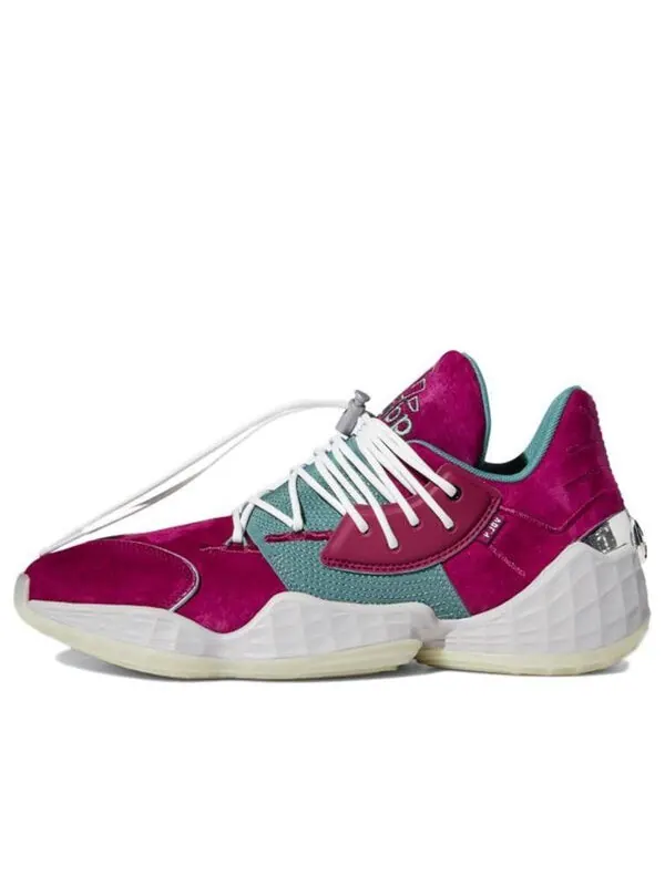 Кроссовки daniel patrick x harden vol. 4 Adidas — изображение 1 из 4, фиолетовый/зеленый