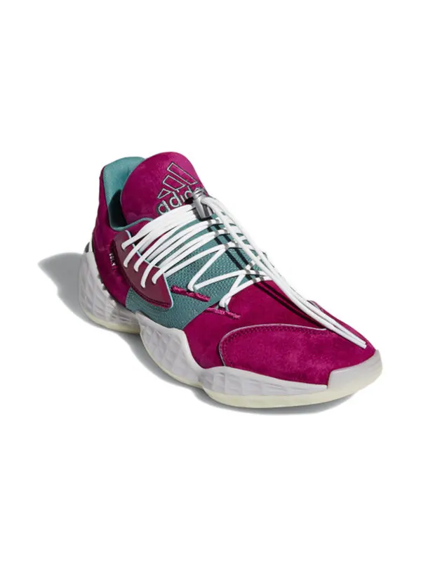 Кроссовки daniel patrick x harden vol. 4 Adidas — изображение 3 из 4, фиолетовый/зеленый