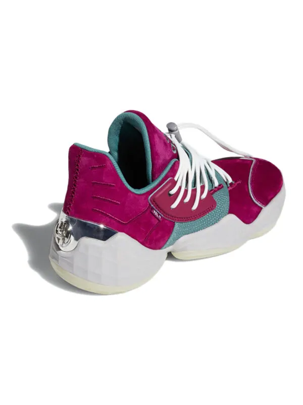 Кроссовки daniel patrick x harden vol. 4 Adidas — изображение 4 из 4, фиолетовый/зеленый