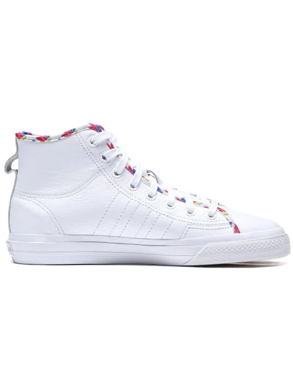 Кроссовки nizza высокие Adidas — изображение 2 из 4, белый/мульти