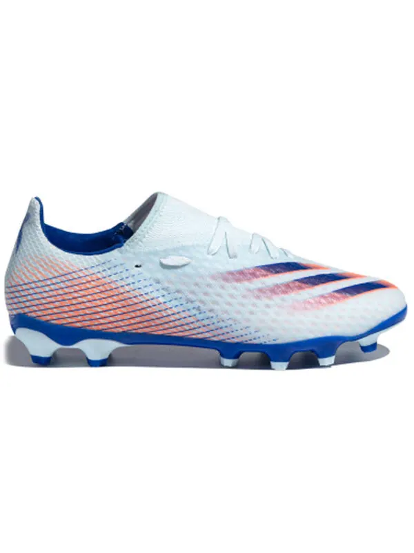 Кроссовки x ghosted.3 мг Adidas — изображение 2 из 4, белый/розовый/синий