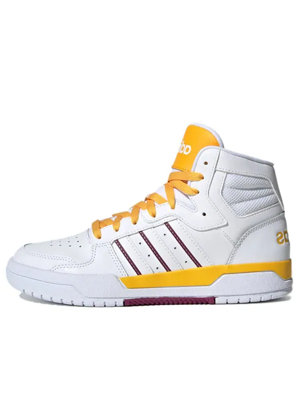 Кроссовки neo entrap mid Adidas — изображение 1 из 4, белый/желтый