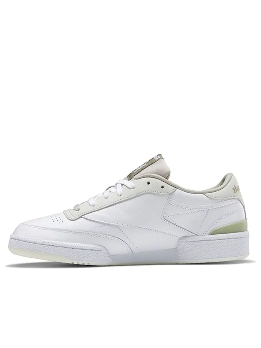 Кеды Reebok Club C 85 White Green Skate Shoes 'White Green' — изображение 1 из 6, зеленый