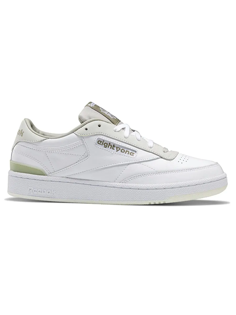 Кеды Reebok Club C 85 White Green Skate Shoes 'White Green' — изображение 2 из 6, зеленый