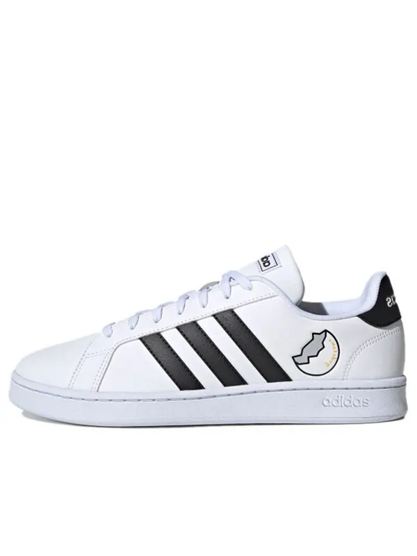 Кроссовки neo grand court Adidas — изображение 1 из 4, белый/черный