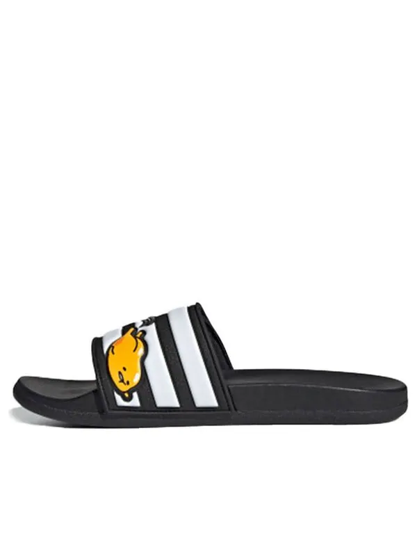 Тапочки neo adilette comfort adj yellow crossover black white slippers 'black white' Adidas — изображение 1 из 4