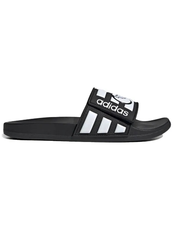Тапочки neo adilette comfort adj yellow crossover black white slippers 'black white' Adidas — изображение 2 из 4