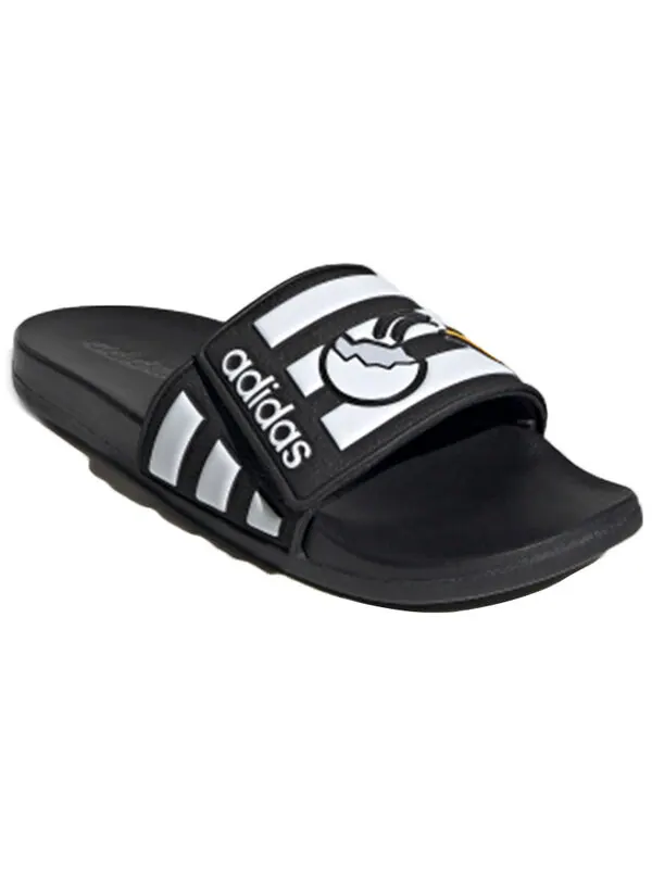 Тапочки neo adilette comfort adj yellow crossover black white slippers 'black white' Adidas — изображение 3 из 4