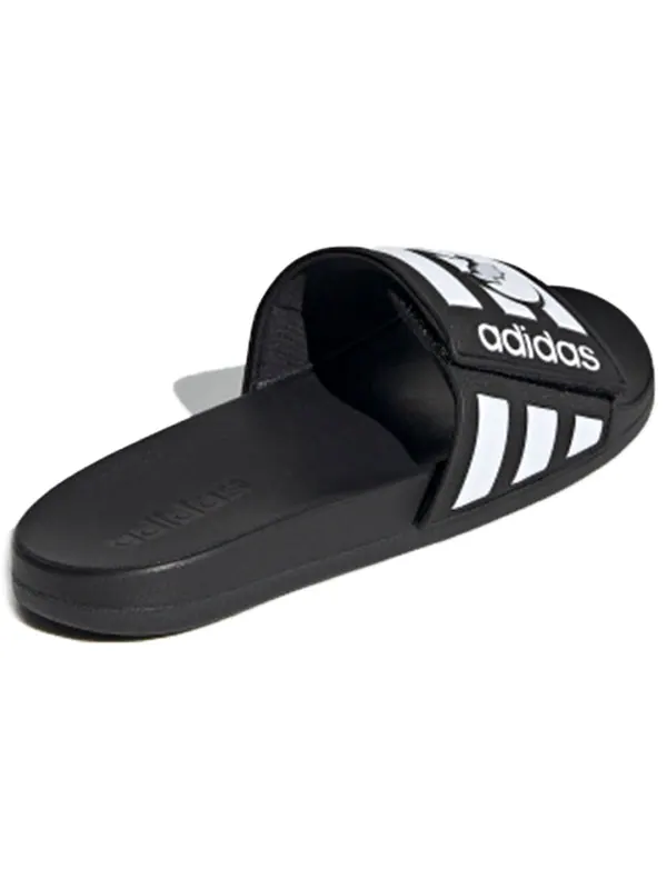 Тапочки neo adilette comfort adj yellow crossover black white slippers 'black white' Adidas — изображение 4 из 4