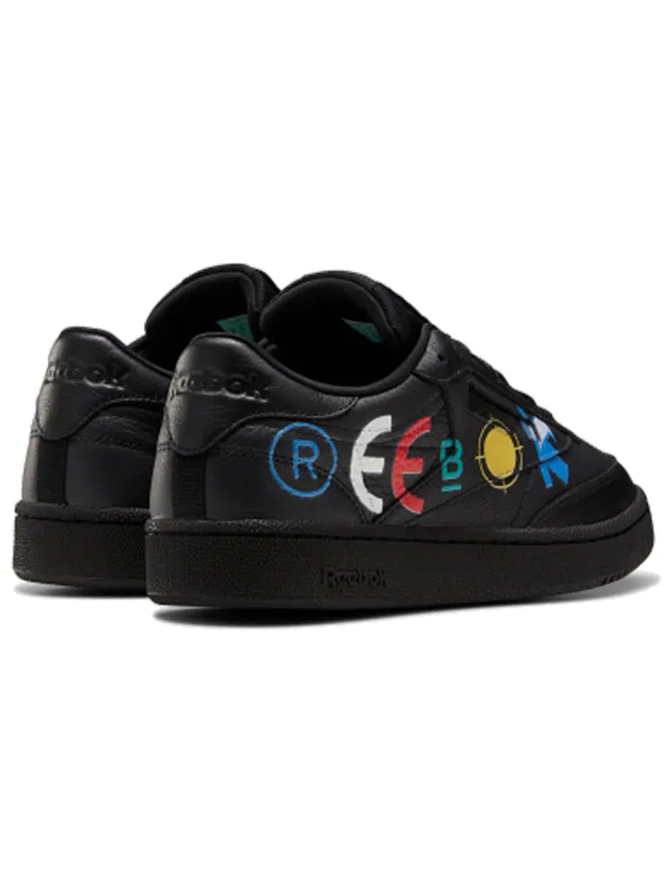 Кеды Reebok BlackEyePatch x Club C 85 'Black' — изображение 4 из 6, черный