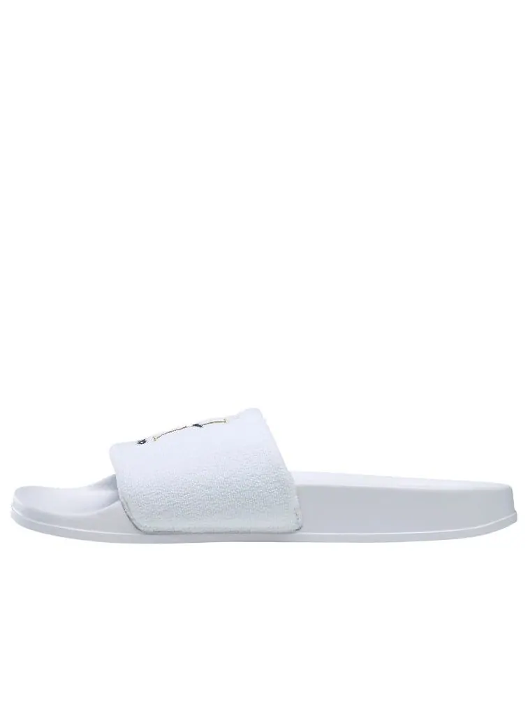 Шлепанцы Reebok Classic Slide Golden Logo White — изображение 1 из 6, красный