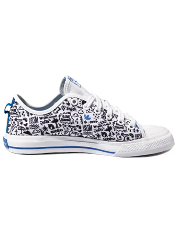 Кроссовки nizza rf Adidas — изображение 2 из 4, белый/синий/белый