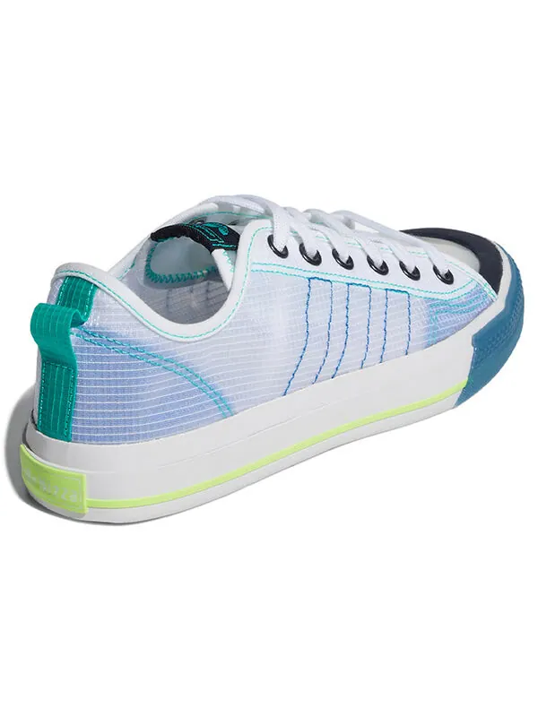 Кроссовки nizza rf Adidas — изображение 4 из 4, белый/синий/зеленый