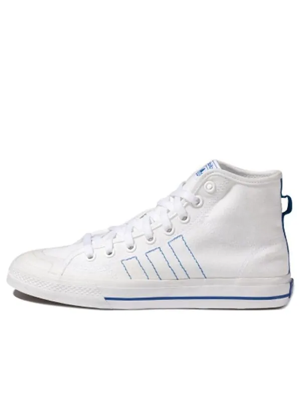 Кроссовки оригиналы nizza hi rf Adidas — изображение 1 из 4, белый//черный