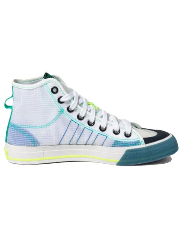 Кроссовки nizza высокие rf Adidas — изображение 2 из 4, белый/синий
