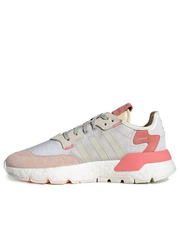 Кроссовки ночные джоггеры Adidas — изображение 1 из 4, белый/розовый