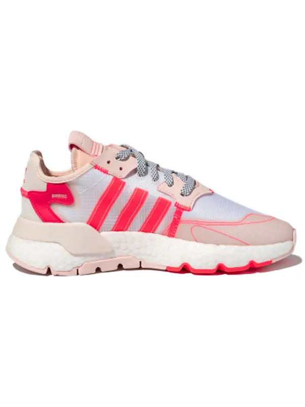 Кроссовки оригинальные nite jogger Adidas — изображение 2 из 4, розовый/синий