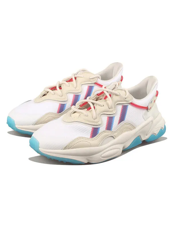 Толстые кроссовки оригиналы ozweego Adidas — изображение 3 из 4, темный кремовый
