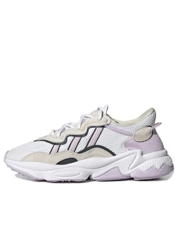 Кроссовки ozweego Adidas — изображение 1 из 4, белый/фиолетовый/розовый
