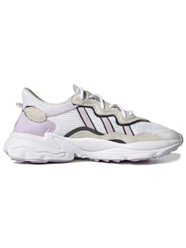 Кроссовки ozweego Adidas — изображение 2 из 4, белый/фиолетовый/розовый