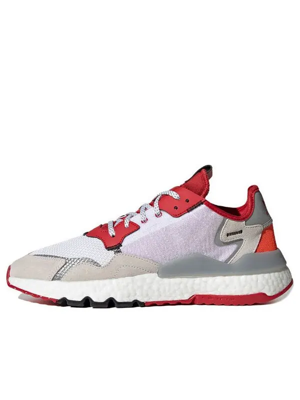 Кроссовки оригинальные nite jogger Adidas — изображение 1 из 4, красный/белый