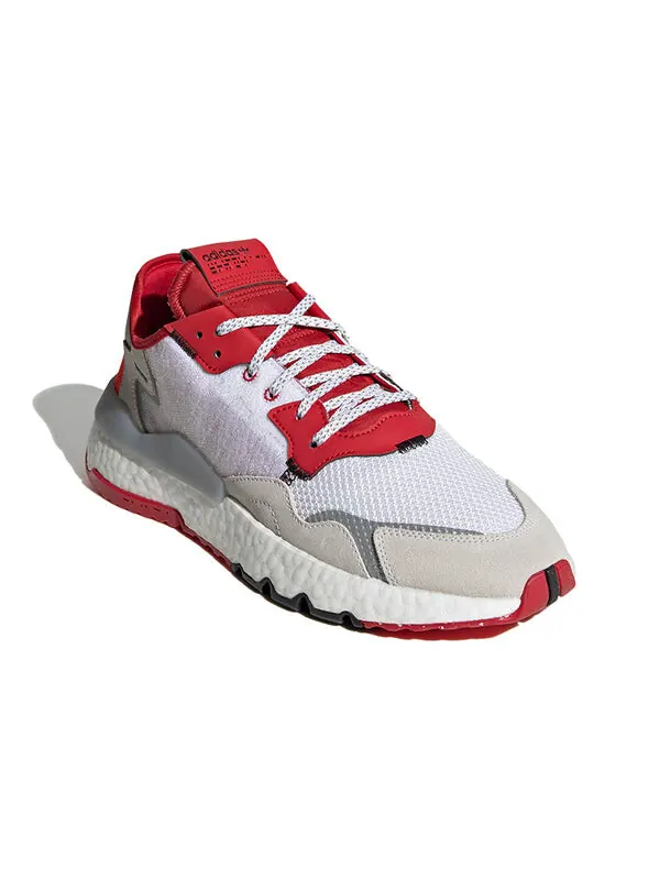 Кроссовки оригинальные nite jogger Adidas — изображение 3 из 4, красный/белый