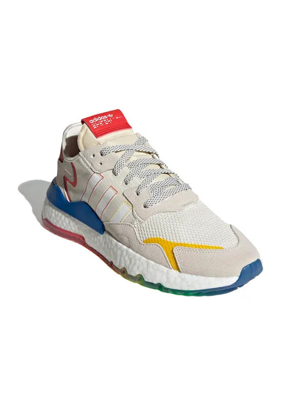 Кроссовки оригинальные nite jogger Adidas — изображение 3 из 4, белый/мульти