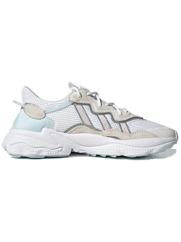 Кроссовки оригинальные ozweego спортивная повседневная обувь Adidas — изображение 2 из 4, светлый кремовый/белый