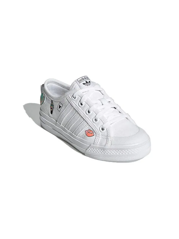 Кроссовки оригинальные nizza c shoes Adidas — изображение 3 из 4, белый