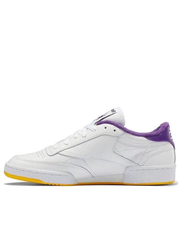 Кроссовки eric emanuel x club c 85 'regal purple' Reebok — изображение 1 из 4, белый