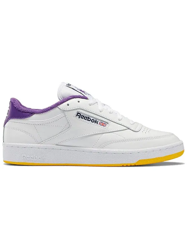 Кроссовки eric emanuel x club c 85 'regal purple' Reebok — изображение 2 из 4, белый