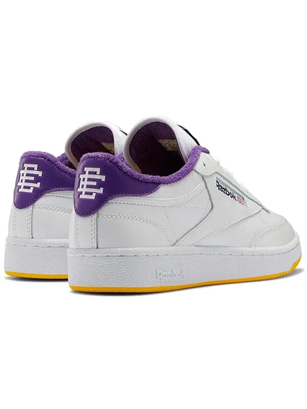 Кроссовки eric emanuel x club c 85 'regal purple' Reebok — изображение 4 из 4, белый