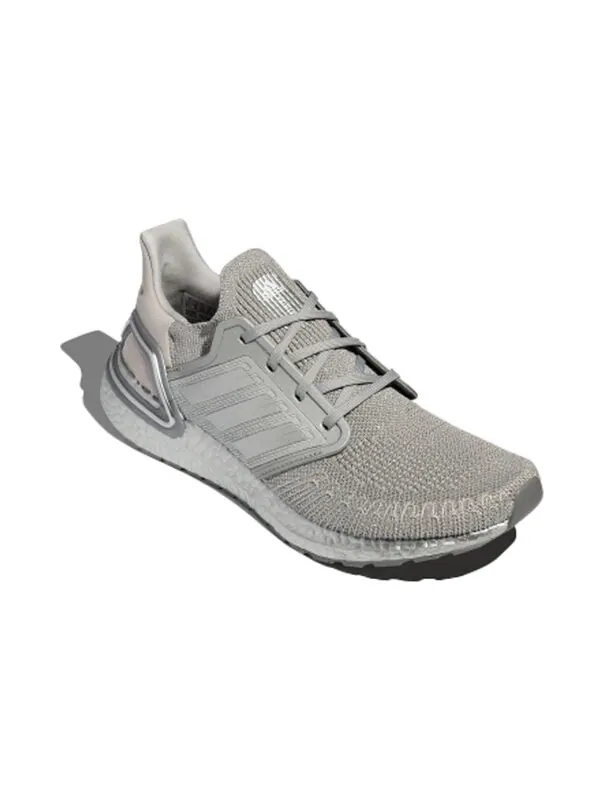 Кроссовки ultraboost 20 серебристые Adidas — изображение 3 из 4, серый