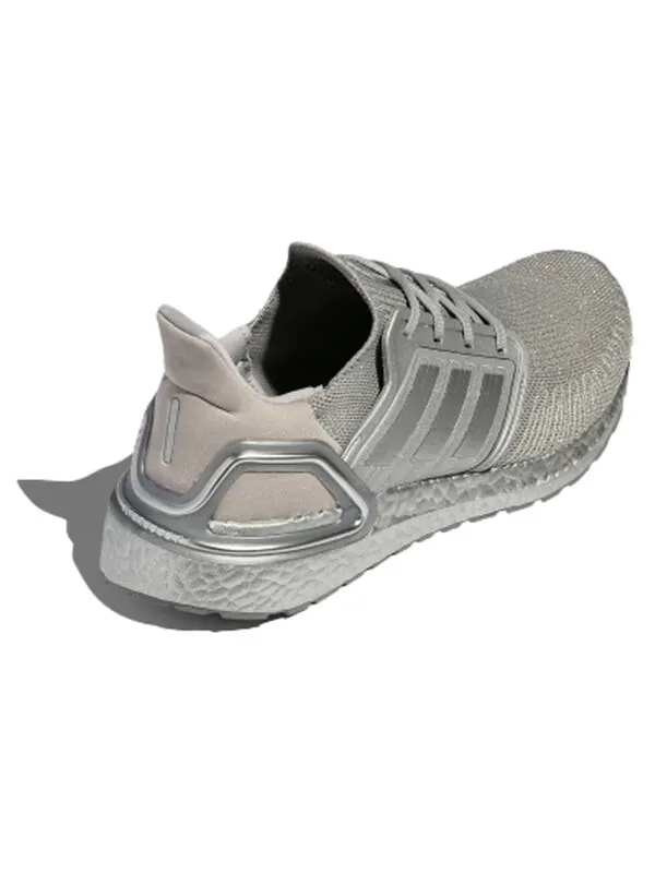 Кроссовки ultraboost 20 серебристые Adidas — изображение 4 из 4, серый