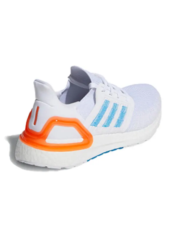 Кроссовки ultraboost 20 primeblue Adidas — изображение 4 из 4, белый//синий