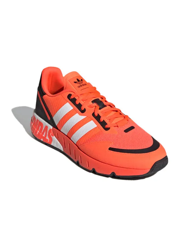 Кроссовки zx 1k boost Adidas — изображение 3 из 4, оранжевый/белый