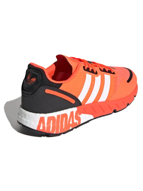 Кроссовки zx 1k boost Adidas — изображение 4 из 4, оранжевый/белый