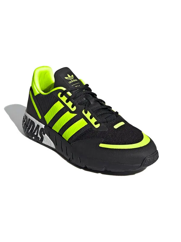 Кроссовки zx 1k boost Adidas — изображение 3 из 4, черный/зеленый