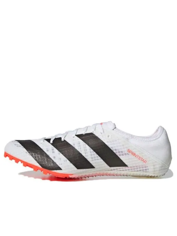 Кроссовки sprintstar шипы износостойкие профессиональные легкие Adidas — изображение 1 из 4, белый/черный