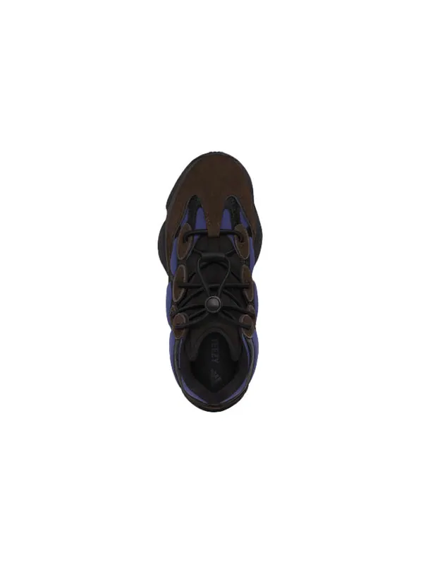 Кроссовки 500 высокие Adidas Yeezy — изображение 3 из 4, коричневый/синий