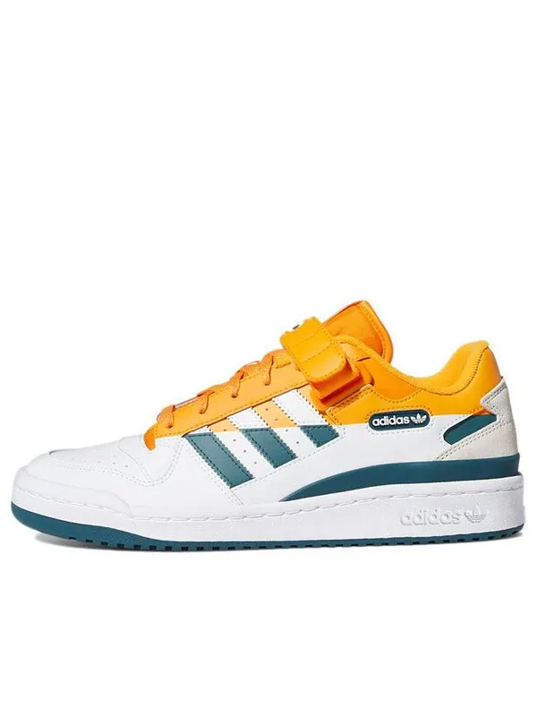 Кроссовки форум низкая премия Adidas — изображение 1 из 4, белый/синий/желтый