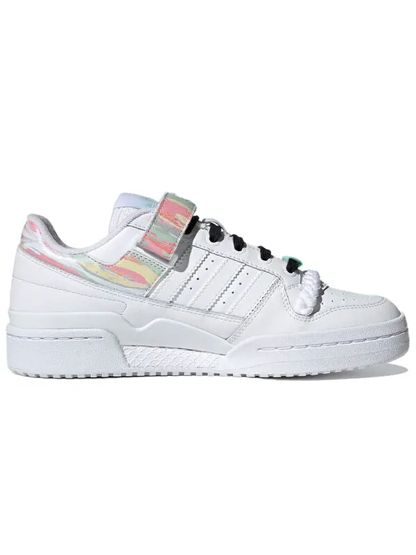Кроссовки форум низкий Adidas — изображение 2 из 4, белый/зеленый